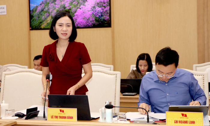 Lãnh đạo các cơ quan, đơn vị thảo luận tại buổi làm việc.