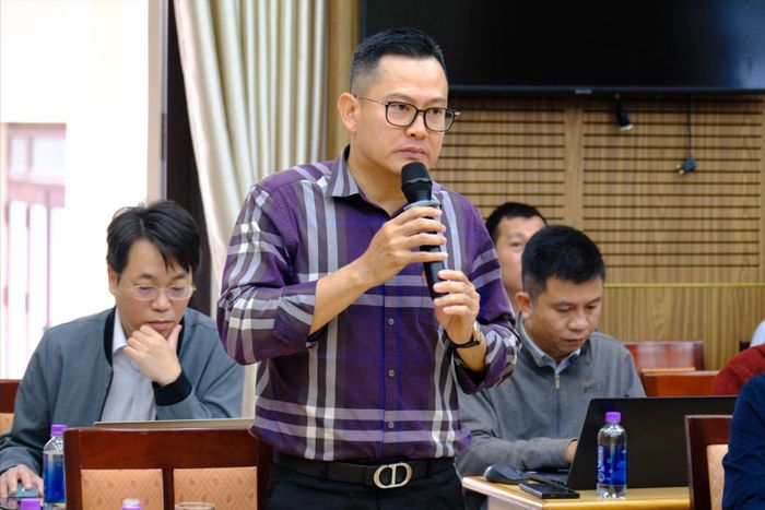 Ông Nguyễn Đức Kiên, Phó Tổng Giám đốc VNPT - IT phát biểu