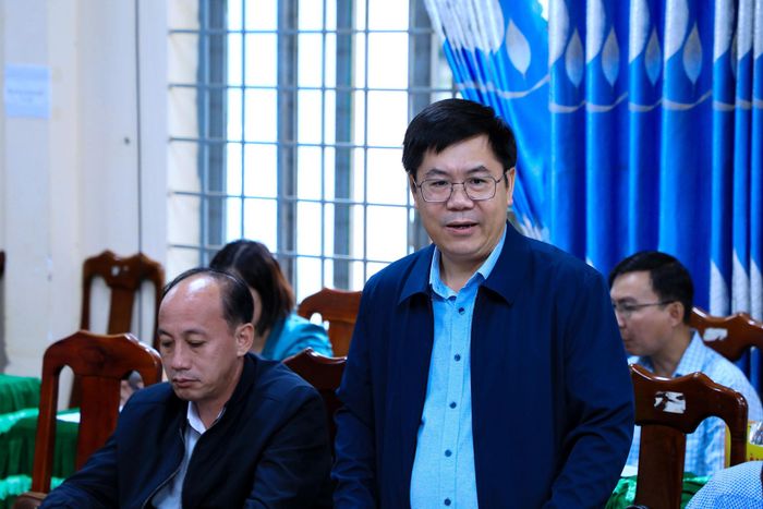 Phó Giám đốc Sở Dân tộc và Tôn giáo Lâm Đồng Bùi Ngọc Sơn đề nghị xã Quảng Sơn quan tâm đầu tư hạ tầng nước sạch