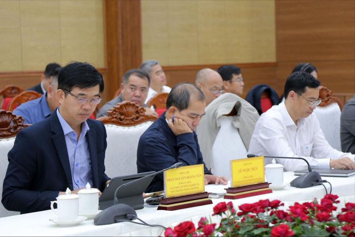 Lãnh đạo các sở, ngành tại Lâm Đồng tham dự buổi làm việc