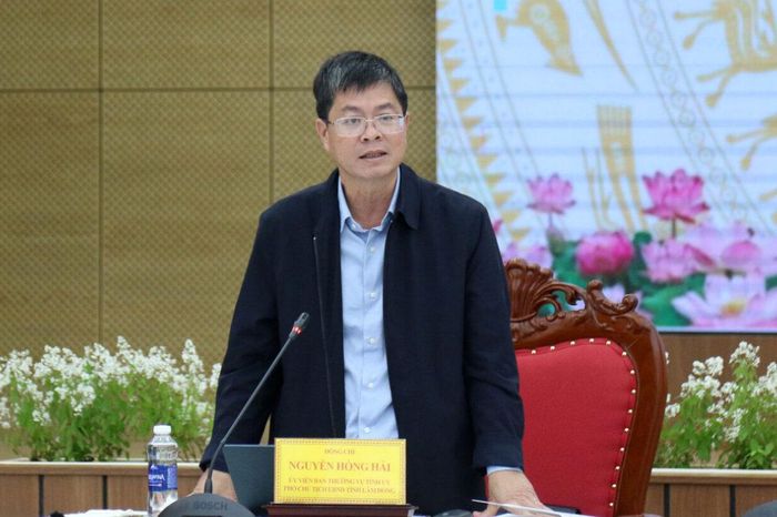 Ủy viên Ban Thường vụ Tỉnh ủy, Phó Chủ tịch UBND tỉnh Lâm Đồng Nguyễn Hồng Hải đề xuất Bộ Công thương chỉ đạo các chủ đầu tư là đơn vị trực thuộc Bộ làm việc với Sở Công thương xác định nhiều nội dung liên quan đến quy hoạch tỉnh