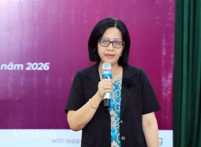 Đại diện Quỹ Châu Á tại Việt Nam phát biểu.
