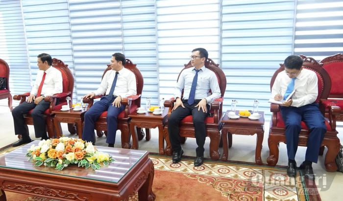 Đại biểu tham dự buổi tiếp - Ảnh: Q.V
