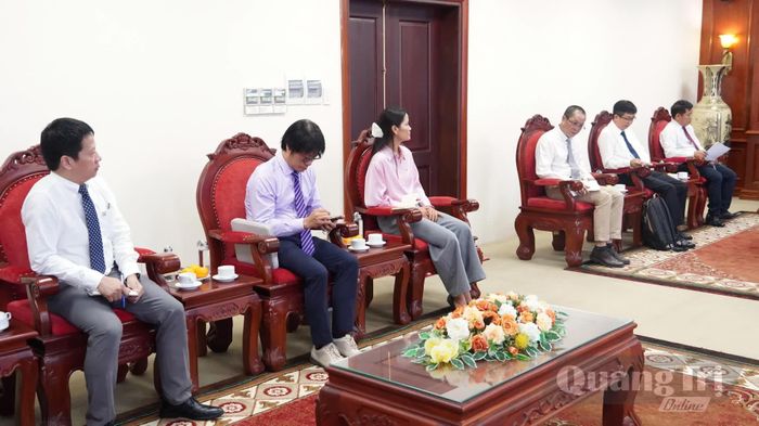 Đại biểu tham dự buổi tiếp - Ảnh: Q.V