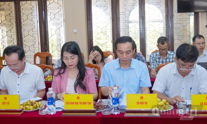 Đại biểu tham dự buổi làm việc - Ảnh: N.H