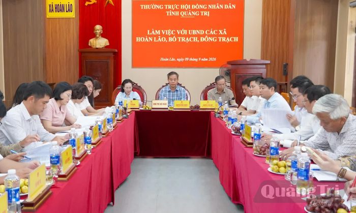 Quang cảnh buổi làm việc - Ảnh: N.H