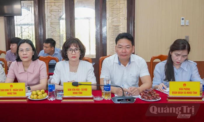 Đại biểu tham dự buổi làm việc - Ảnh: N.H