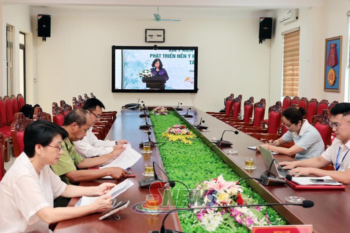 Hội thảo được tổ chức trực tuyến đến các điểm cầu các tỉnh, thành phố trên cả nước.