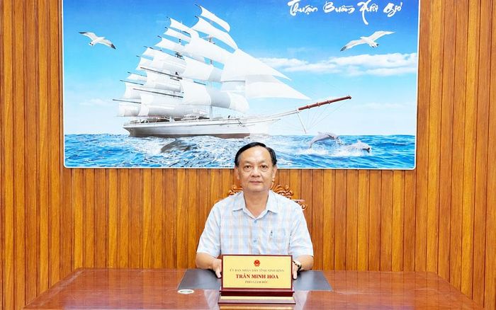 Ông Trần Minh Hòa – Phó Chủ tịch UBND phường Tịnh Biên (ảnh: Chung Thắng)