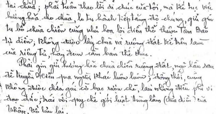 Khâm thừa di huấn của Tổ sư Minh Phương - Chơn Hương, Tổ Hồng Quảng - Huệ Sơn kế thế và để lại di chúc cho môn hạ tổ đình