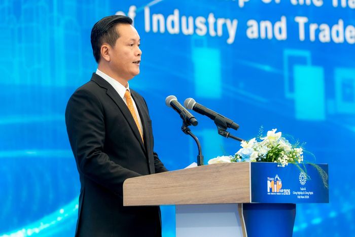 Ông Trần Đức Hải, Giám đốc Sở Công thương Hà Nội.