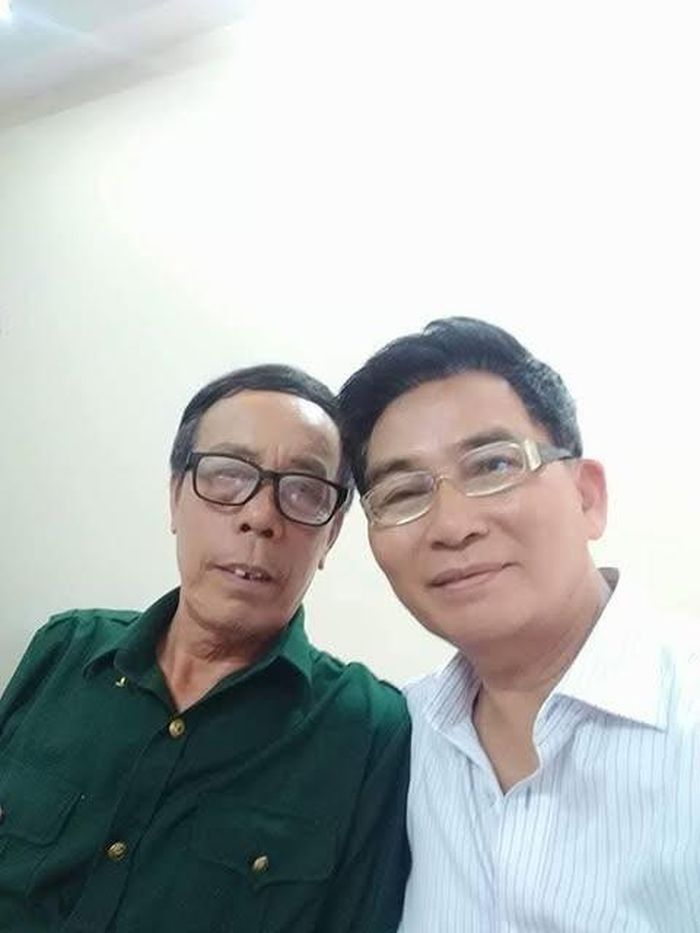 Hai cựu chiến binh Đoàn Đặc công 429 , Nguyễn Minh ( trái ) & Trần Công Sơn - Ảnh : Nguyễn Minh