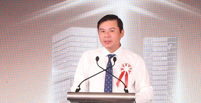 Phó Chủ tịch Thường trực UBND tỉnh Nguyễn Lê Huy phát biểu tại buổi lễ. Ảnh: Đào Ban