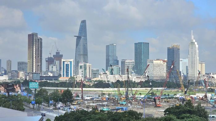 Trung tâm hành chính mới của TP Hồ Chí Minh, công trình xanh tiêu biểu đang được xây dựng.