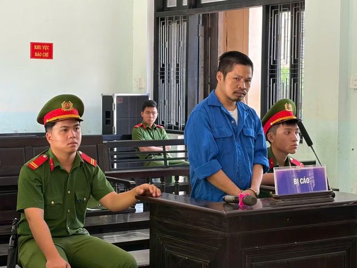 Bị cáo Võ Hoài An tại phiên tòa xét xử sơ thẩm.
