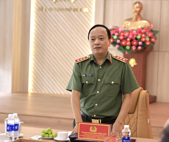Thứ trưởng Đặng Hồng Đức quán triệt nội dung kiểm tra, giám sát.