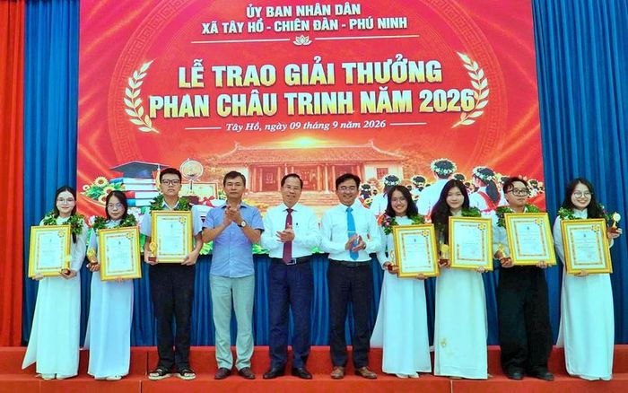Năm 2026, Giải thưởng Phan Châu Trinh được trao cho 78 học sinh, sinh viên, với tổng kinh phí 305 triệu đồng.