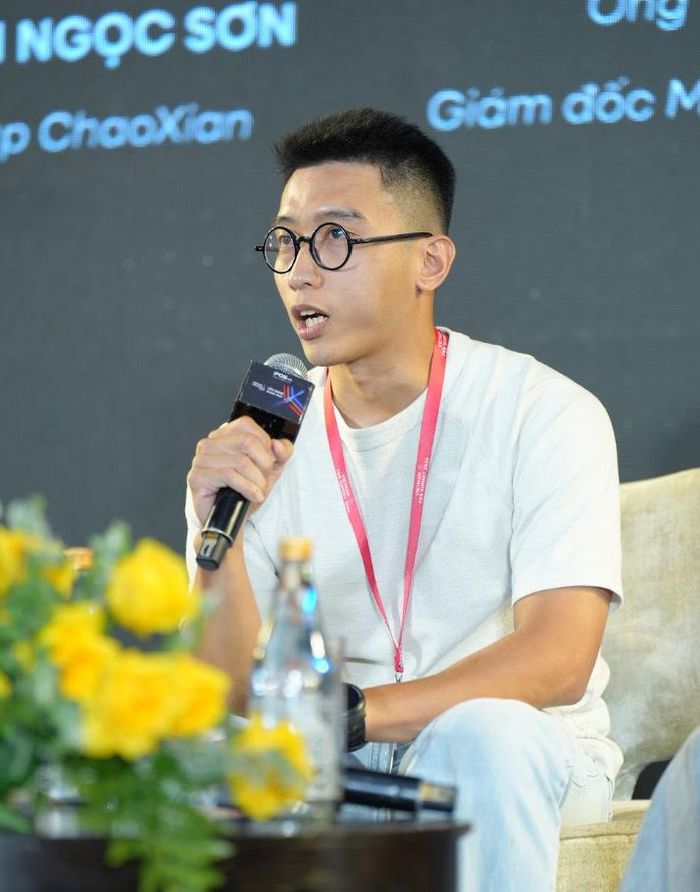 Ông Nguyễn Ngọc Sơn - nhà đồng sáng lập ChaoXian chia sẻ tại sự kiện.