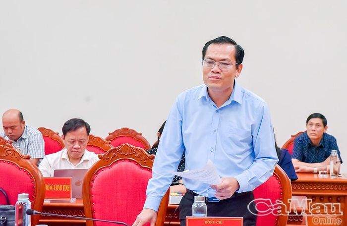 Phó Chủ tịch UBND tỉnh Ngô Vũ Thăng thông tin về định hướng phát triển lĩnh vực văn hoá, thể thao, du lịch trong thời gian tới.