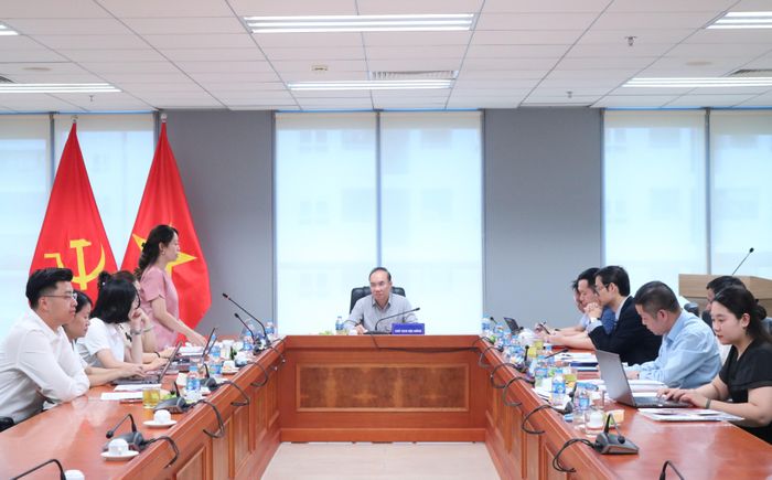 Quan cảnh cuộc họp Hội đồng nghiệm thu. Ảnh: N.LY