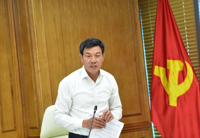 Phó Tổng Kiểm toán nhà nước Doãn Anh Thơ phát biểu.