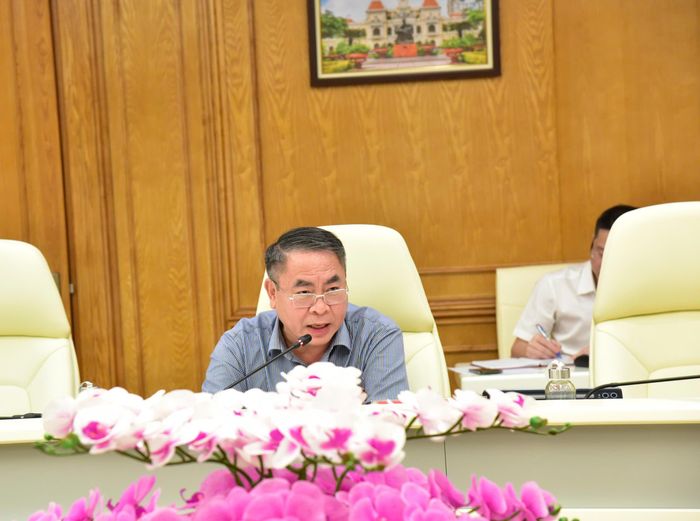 Phó Tổng Kiểm toán nhà nước Trần Minh Khương phát biểu.