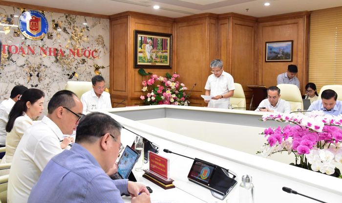 Quang cảnh cuộc họp. Ảnh: Hồng Thoan