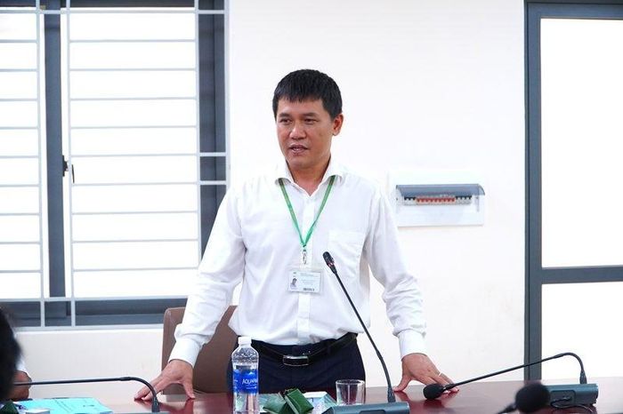 PGS.TS. Phạm Hữu Tỵ – Phó Hiệu trưởng Trường Đại học Nông Lâm (ĐHNL), Đại học Huế phát biểu tại chương trình