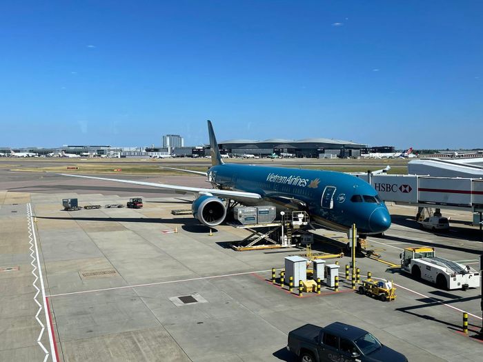 Vietnam Airlines điều chỉnh lịch nhiều chuyến bay vì sự cố không lưu tại Anh. (Ảnh minh họa: VNA).