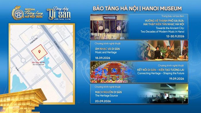 Các sự kiện Festival Thăng Long - Hà Nội 2026 tại Bảo tàng Hà Nội. Ảnh: B.T