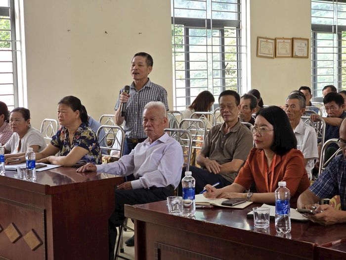 Ông Nguyễn Quang Mạnh, cử tri Tổ dân phố Yên Nội, cho biết, cơ bản người dân đồng tình với các phương án giải phóng mặt bằng.