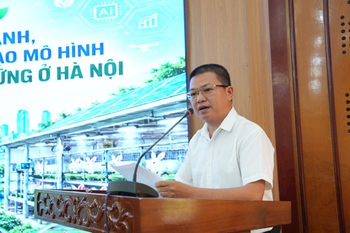 ông Nguyễn Văn Lưu, Chủ tịch HĐQT, Tổng Giám đốc Công ty Nông nghiệp Công nghệ cao Đồng Tâm. Ảnh: Diệu Thu