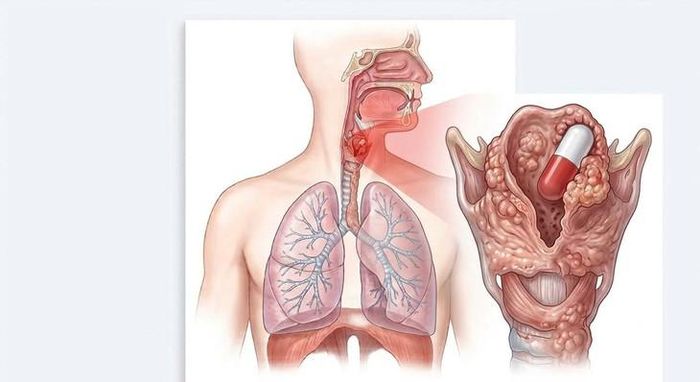 Nguy kịch vì viên thuốc mắc đường thở, bác sĩ mở khí quản ngay tại phòng bệnh. ẢNH: BVCC.