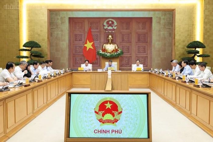 Thủ tướng Lê Minh Hưng chủ trì cuộc họp. Ảnh: chinhphu.vn/Nhật Bắc