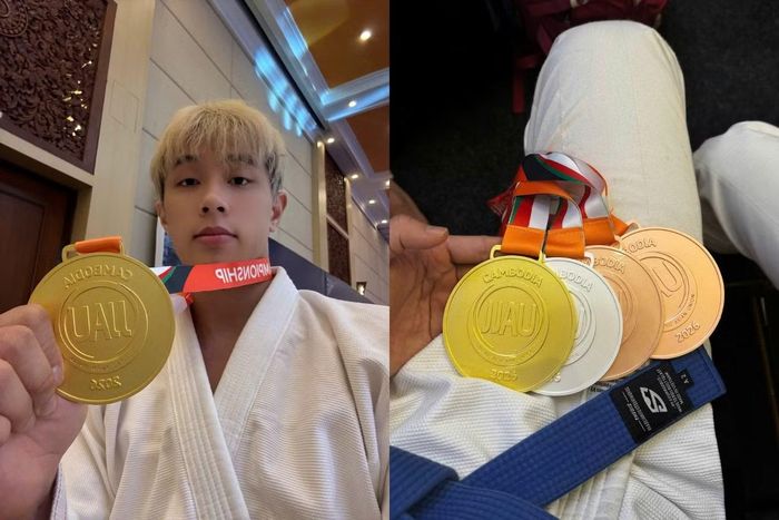 Thành tích nam vận động viên 2K3 đạt được tại Giải vô địch Jujitsu Đông Nam Á 2026 diễn ra tại Campuchia.