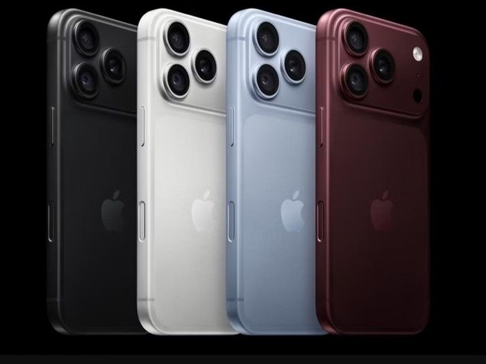 4 màu của iPhone 18 Pro. Ảnh: Apple.