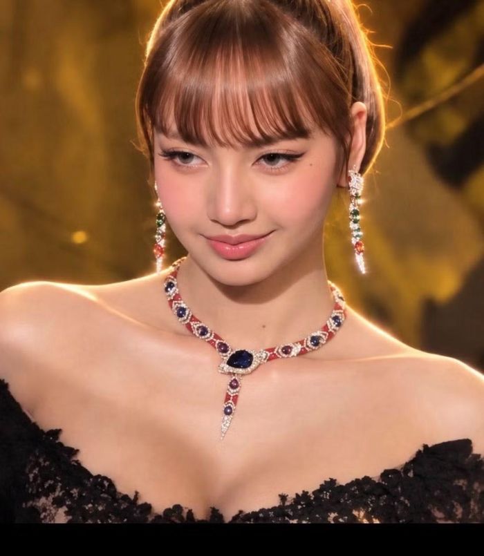Tạo hình được chấm điểm 10/10 của Lisa vì trang sức hay nhan sắc của cô có sự cộng hưởng, tôn lên vẻ đẹp của nhau.
