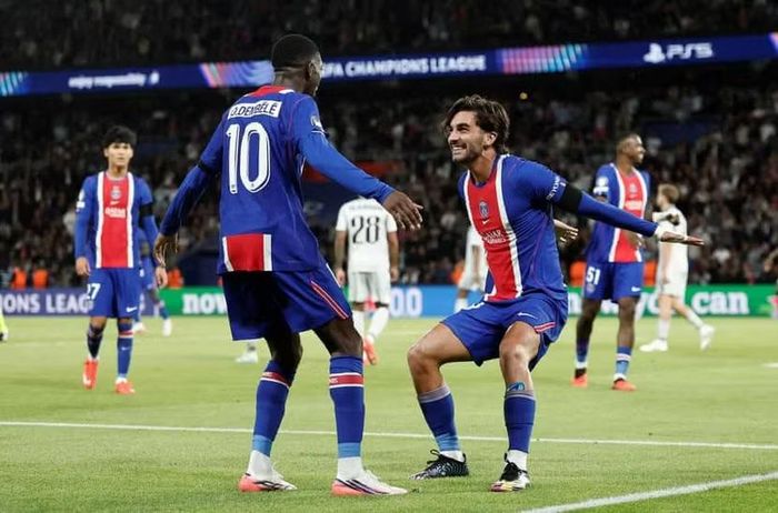PSG vùi dập đối thủ 6-1 (Ảnh: Reuters)