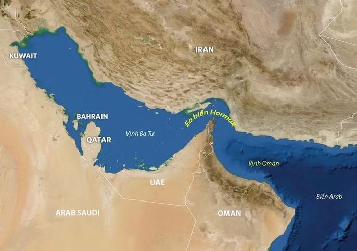 Vị trí chiến lược của eo biển Hormuz