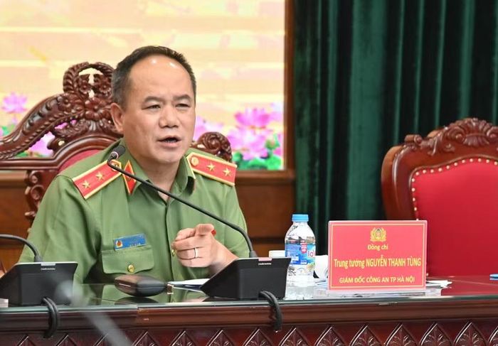 Trung tướng Nguyễn Thanh Tùng, Giám đốc CATP chủ trì hội nghị