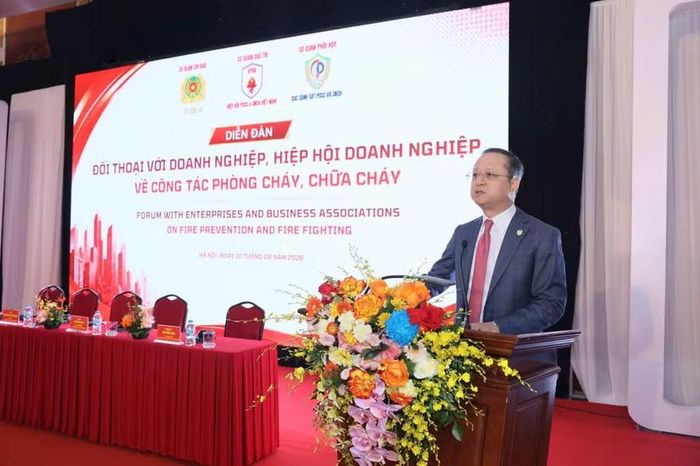 Ông Nguyễn Đỗ Tùng Cương - Chủ tịch Hiệp hội PCCC&CNCH Việt Nam