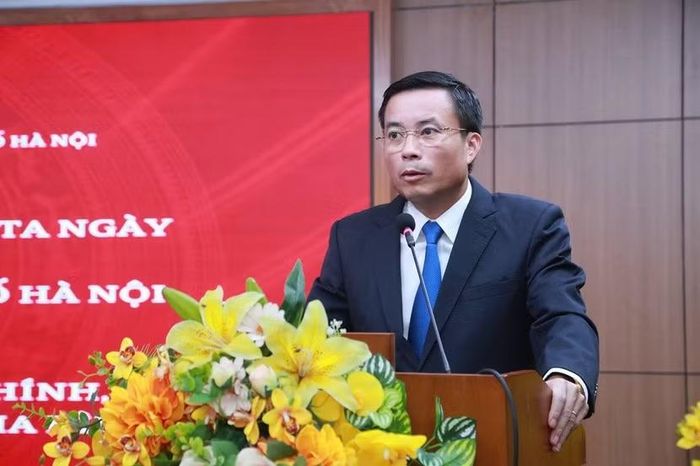 Chánh án Tòa án nhân dân TP Hà Nội Nguyễn Xuân Kỳ phát biểu khai mạc Hội nghị.