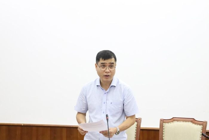 Phó Cục trưởng Cục Di sản văn hóa Phạm Định Phong phát biểu