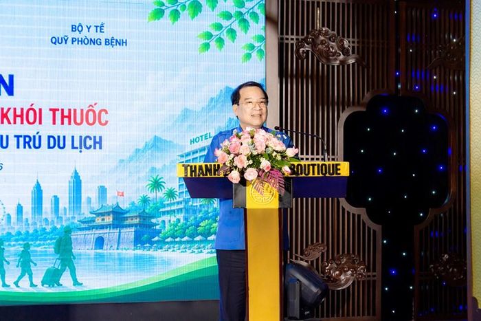 Phó Cục trưởng Cục Du lịch quốc gia Việt Nam Hà Văn Siêu phát biểu tại lớp tập huấn. Ảnh: Cục DLQG