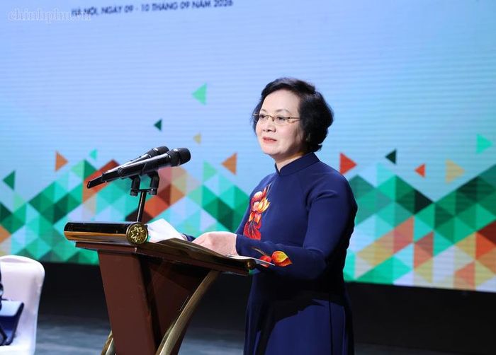 Phó Thủ tướng Phạm Thị Thanh Trà phát biểu chỉ đạo Đại hội - Ảnh: chinhphu.vn/Thu Giang