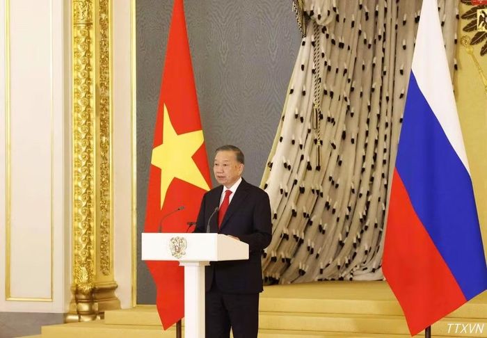 Tổng Bí thư, Chủ tịch nước Tô Lâm phát biểu.