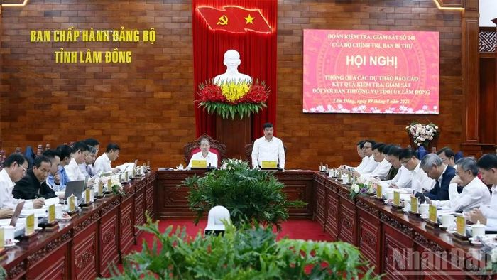Quang cảnh hội nghị. (Ảnh: N.L)