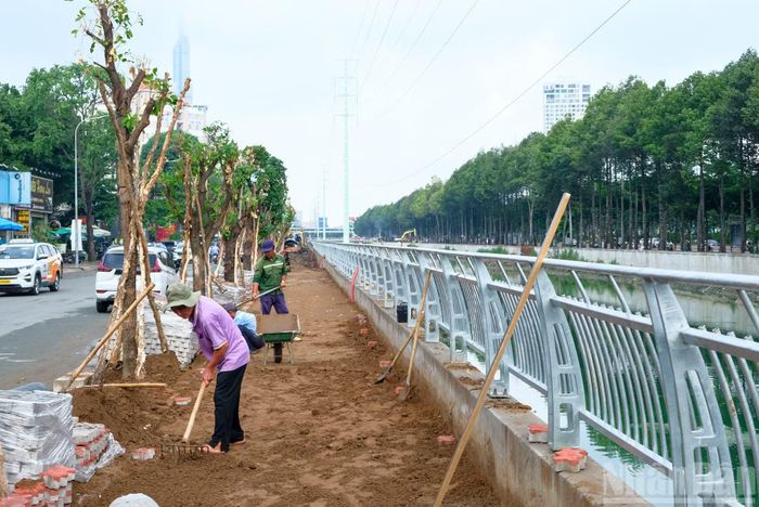 Diện mạo nơi đây tiếp tục có những chuyển biến đáng kể, mở ra kỳ vọng cải thiện môi trường, khả năng thoát nước và cảnh quan đô thị khu vực phía đông Thành phố Hồ Chí Minh.