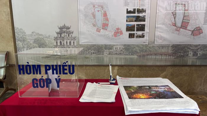 Người dân có thể nghiên cứu bản vẽ, phối cảnh, thuyết minh và thực hiện góp ý trực tiếp hoặc trực tuyến.