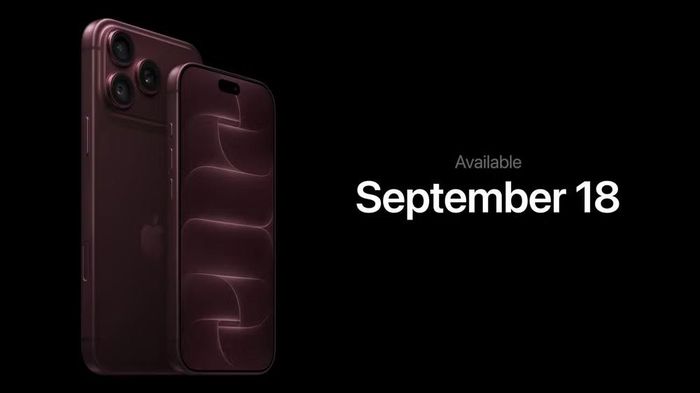 iPhone 18 Pro và iPhone 18 Pro Max sẽ mởbán từ 18/9. (Ảnh: APPLE)